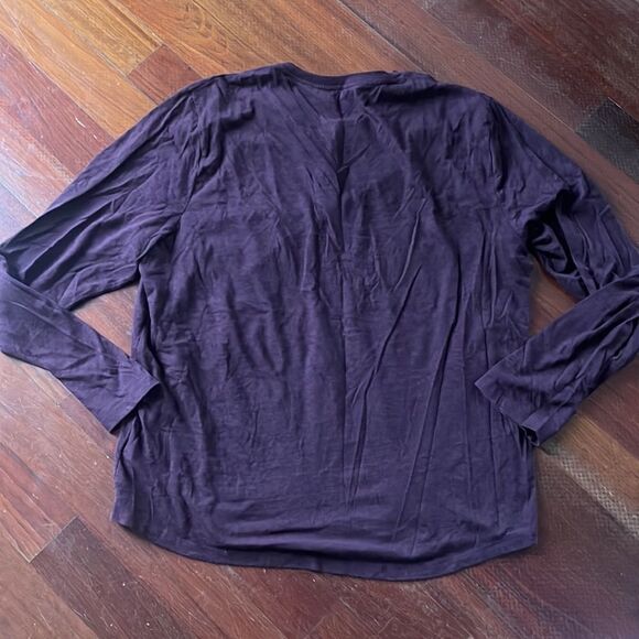 Men’s Henley style Tshirt Maroon size xxl - Picture 4 of 4